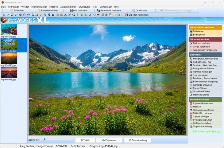PhotoWorks Programm PhotoWorks Programm